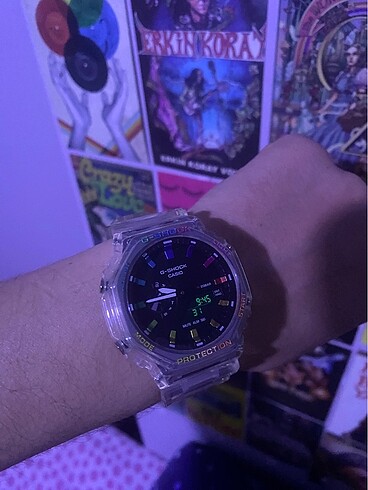 Beden çeşitli Renk Casio g shock şeffaf
