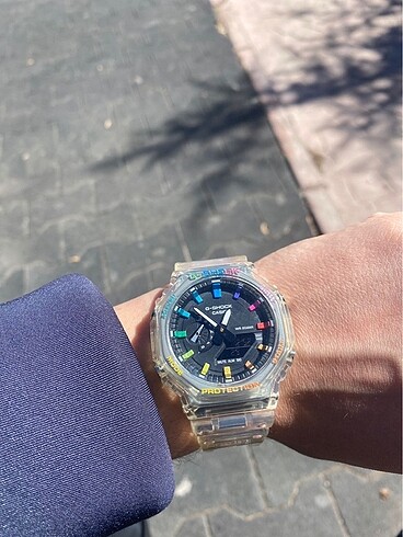 Casio g shock şeffaf