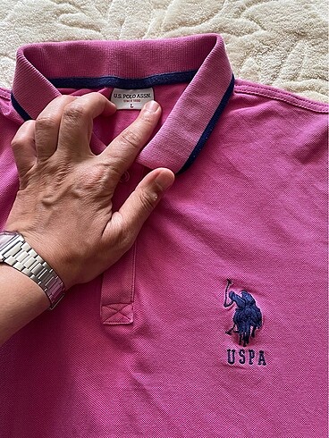 Uspa Polo Polo Yaka Pembe Tişört