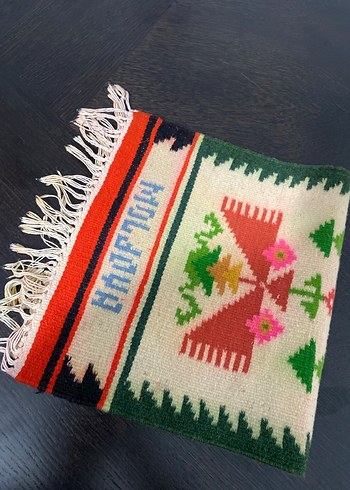 Türkmen Yün El Dokuması Kilim - Görsel 7