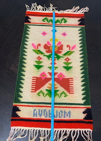 Türkmen Yün El Dokuması Kilim - Görsel 8