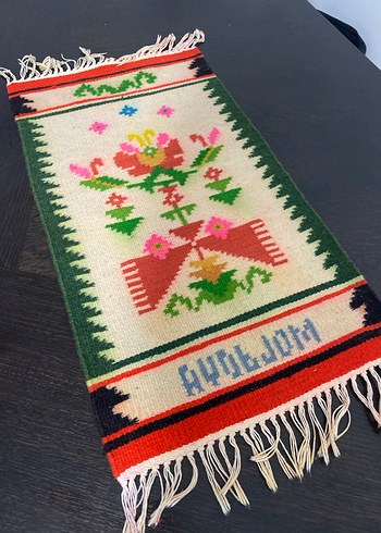 Türkmen Yün El Dokuması Kilim - Görsel 3