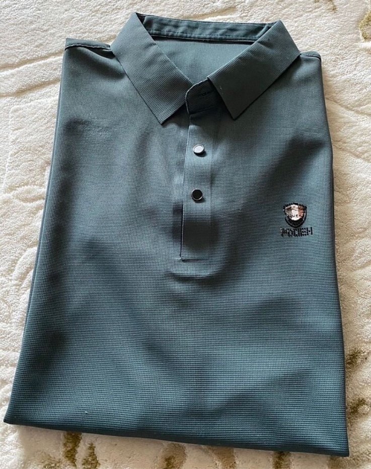 Temu Yeşil Polo Yaka Tişört Mükemmel - Görsel 2