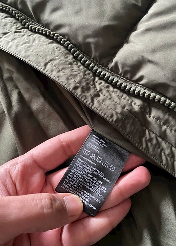 H&M KAPÜŞONLU HAKİ POFUDUK YELEK - Görsel 8