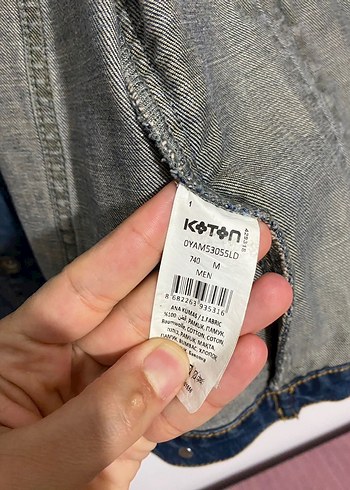 Koton Koton Mavi Kot Ceket