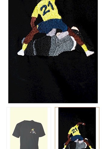 Fenerium Nakışlı Bright Osayi-Samuel Tişört - Görsel 2