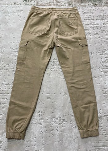 Bej Kargo Cepli Jogger Pantolon - Görsel 5