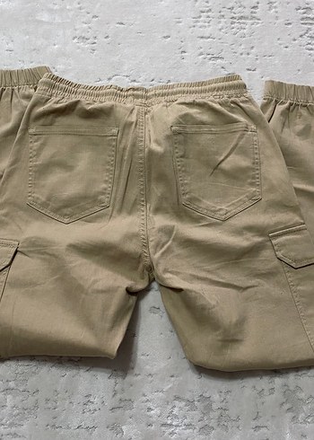 Bej Kargo Cepli Jogger Pantolon - Görsel 4
