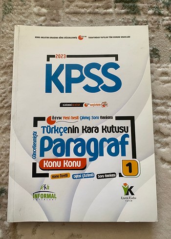 KPSS 2023 Türkçenin Kara Kutusu Paragraf 1