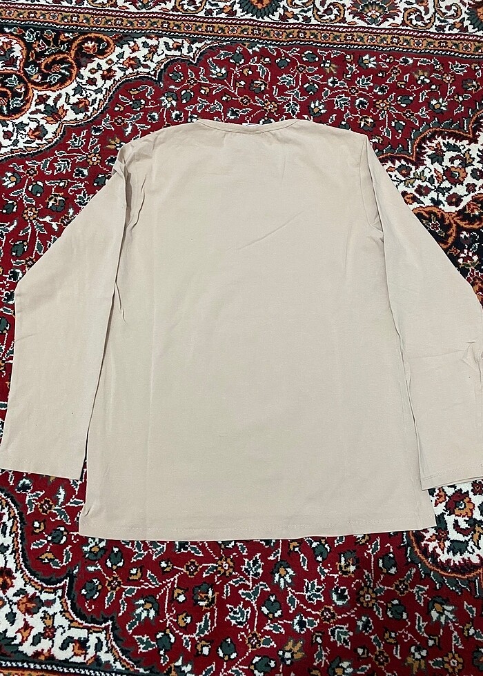 Doremi Ekru Sweatshirt Pijama Üstü - Görsel 3