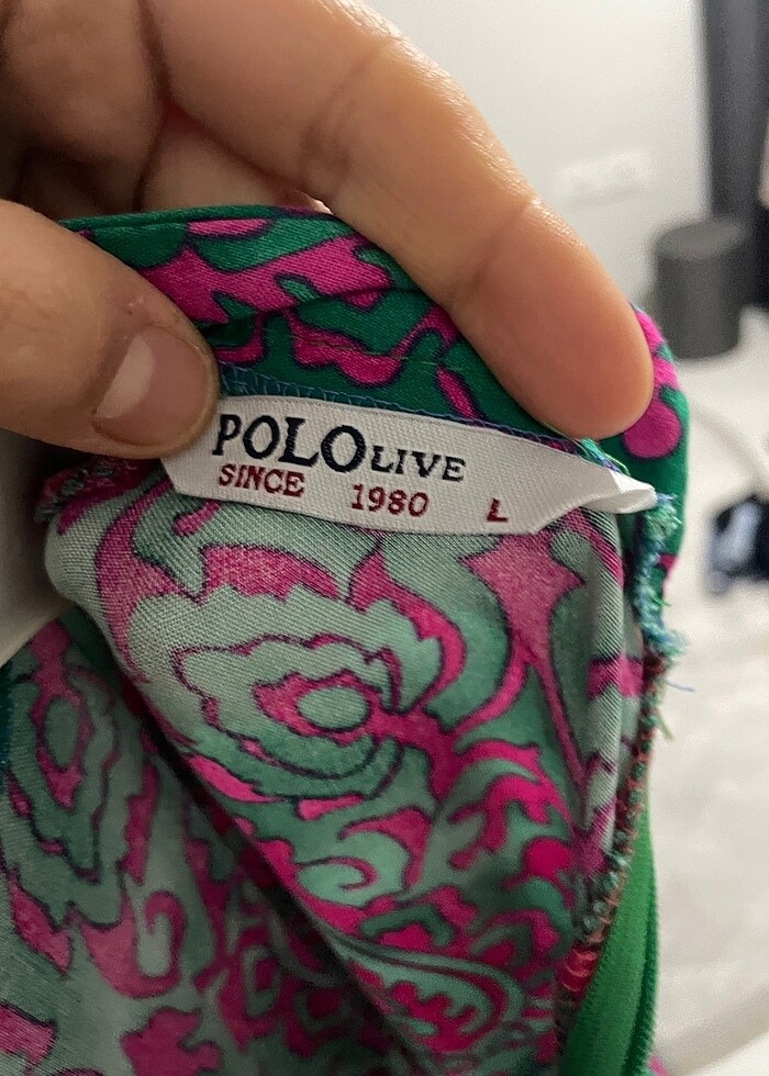 Desenli tesettür elbise - Görsel 2