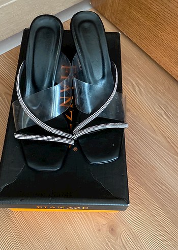 Diger Siyah Stiletto Topuklu Kadın Ayakkabı
