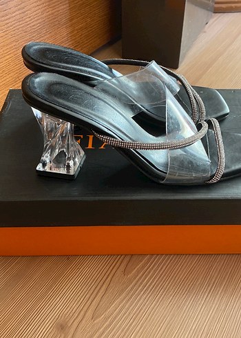 Diğer Diger Siyah Stiletto Topuklu Kadın Ayakkabı