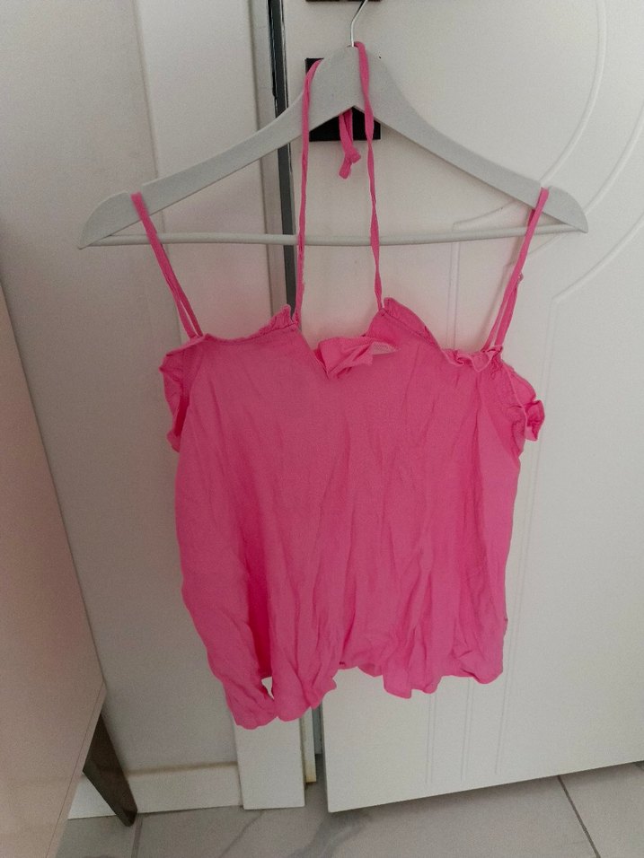 Pembe Mini Askılı Kadın Atlet - Görsel 3