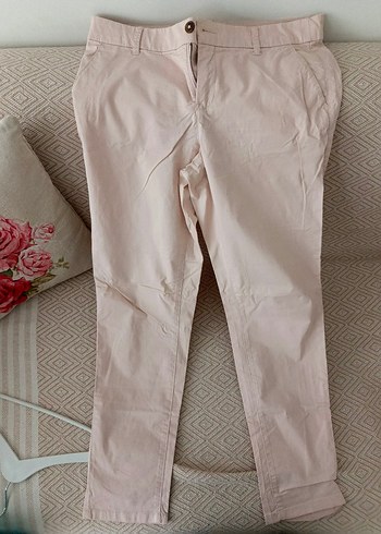 Bej Midi Kadın Pamuk Pantolon - Görsel 2