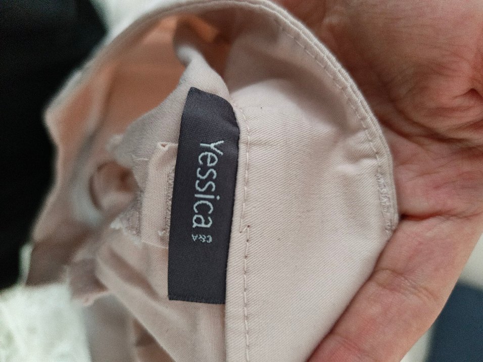 Bej Midi Kadın Pamuk Pantolon - Görsel 5