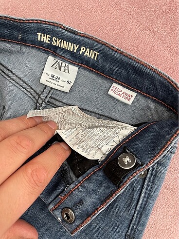 ZARA LİKRALI KOT PANTOLON