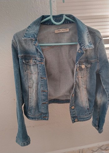 kadın kot ceket - Görsel 2