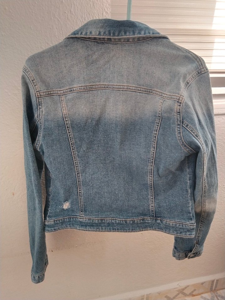 kadın kot ceket - Görsel 3