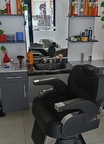 Berber koltuğun  beraber tezgaha  - Görsel 7