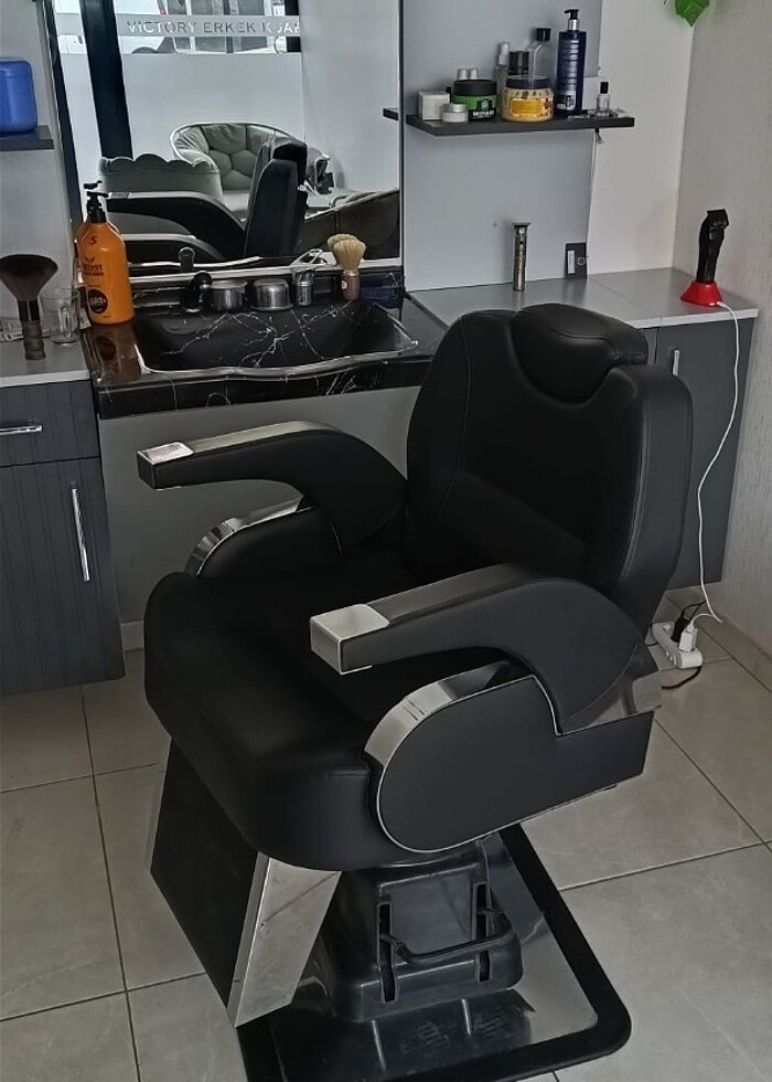 Berber koltuğun  beraber tezgaha  - Görsel 5