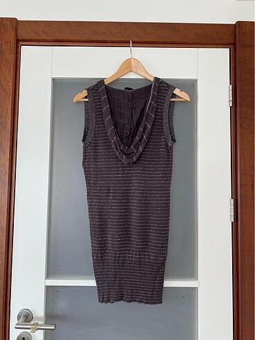 Mango Kısa Kollu Kapşonlu Tunik