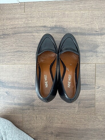 35,5 Beden siyah Renk Nine west deri topuklu ayakkabı