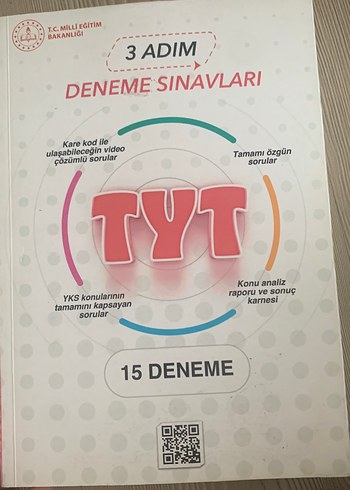 3 Adım TYT Deneme Sınavları - 15 Deneme