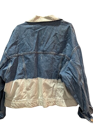 Trendyol & Milla Çift renkli oversize kot ceket