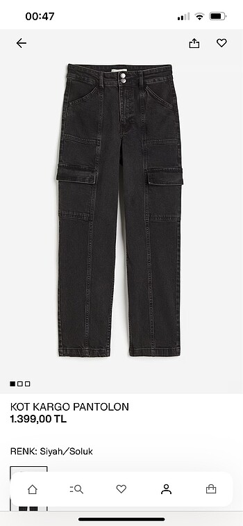 H&M kargo pantolon