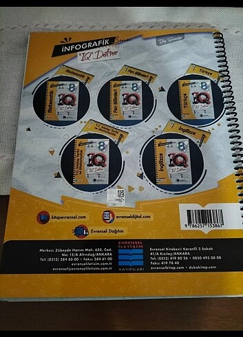 8. Sınıf İngilizce akıllı defter lgs