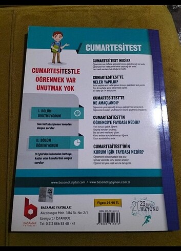 8 sınıf fen bilimleri cumartesi test lgs