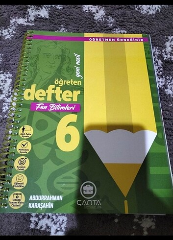 6 sınıf fen bilimleri öğreten defter