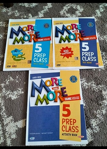 5 sınıf more more test book skılls book