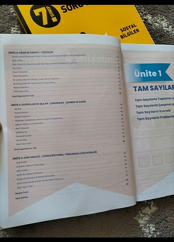Beden Renk 7 sınıf matematik ve sosyal soru bankası