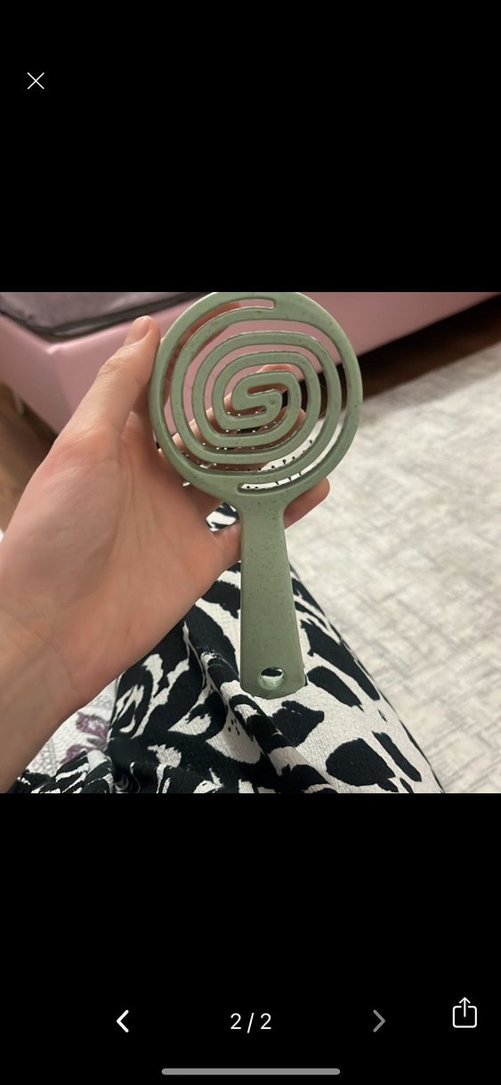 Yeşil Saç Fırçası, Spiral Tasarım - Görsel 2