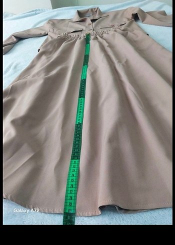 Bej Düğmeli Kadın Ofis Takım Elbise - Görsel 3