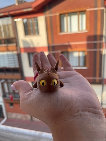Diğer Toothless Kahverengi Anahtarlık