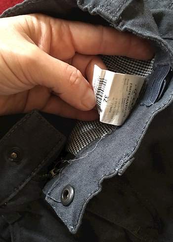 8 Yaş Beden gri Renk Ted pantalon