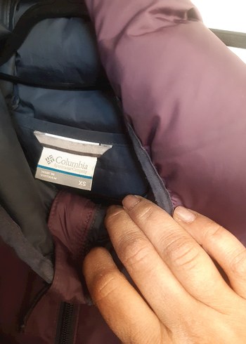 xs Beden Columbia Mor Kadın yağmurluk Mont