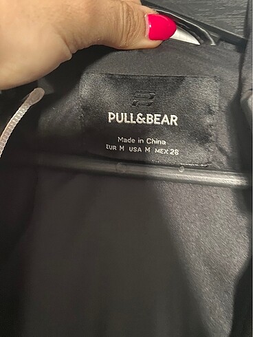 Pull and Bear Pull&Bear Kapüşonlu Deri Ceket