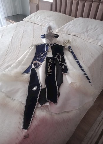 Diger Beyaz Çocuk Kaftan Takımı