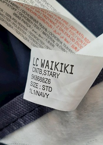 Beden mavi Renk Mavi Yıldız Desenli Sırt Çantası LcWaikiki