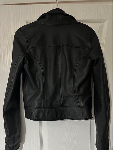 s Beden siyah Renk Derinss Leather Siyah deri ceket