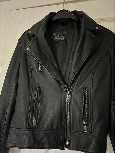 Diğer Derinss Leather Siyah deri ceket