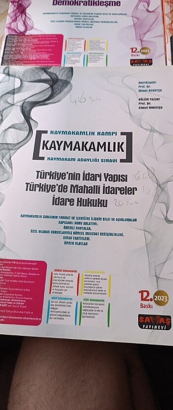 Savaş yayınları kaymakamlık seti