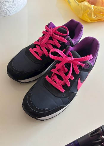 Pembe Bağcıklı Spor Ayakkabı - Görsel 5