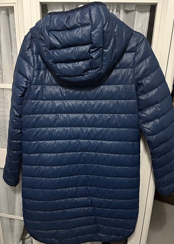 Kadın Lacivert Midi Kışlık Şişme nike Mont - Görsel 3