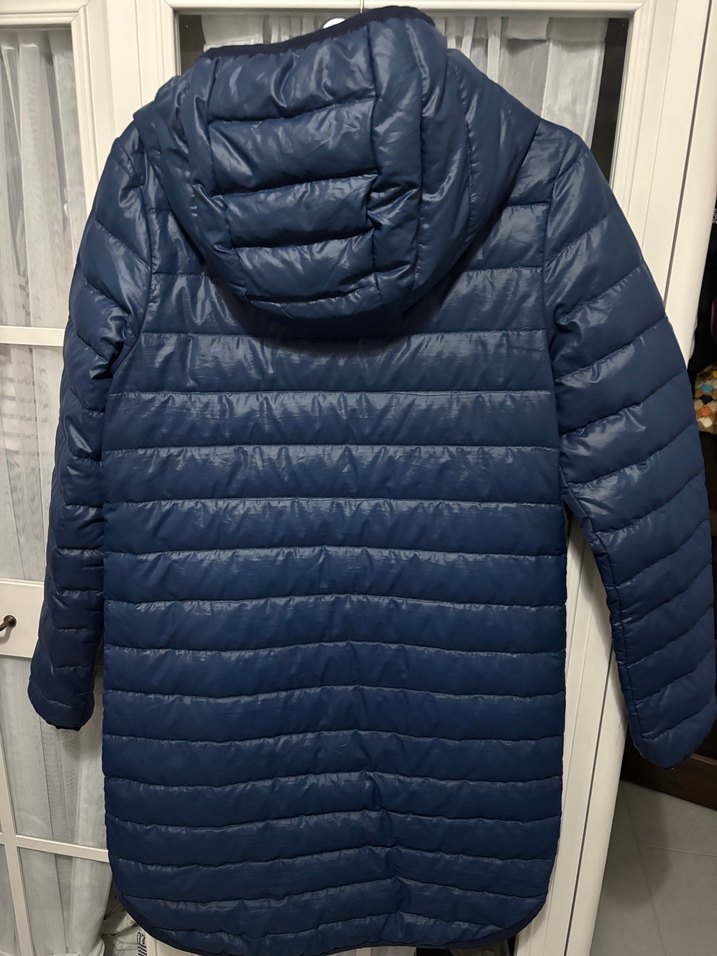 Kadın Lacivert Midi Kışlık Şişme nike Mont - Görsel 3