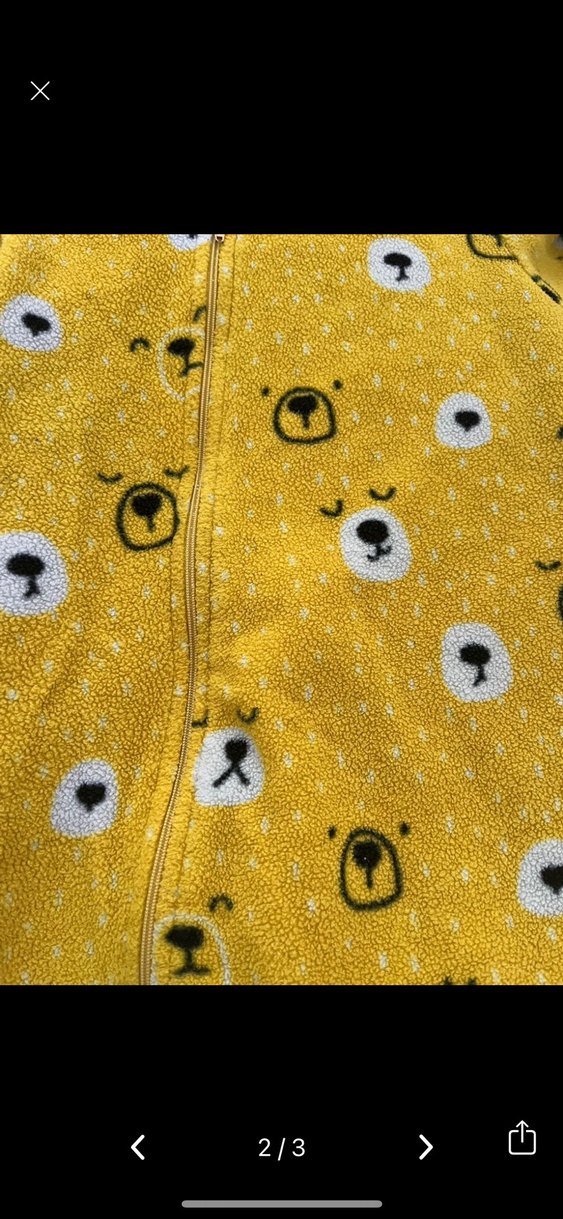 Sarı Leopar Desenli Bebek Tulumu - Görsel 2